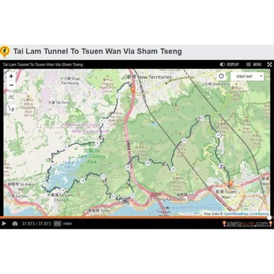 Tai Tam Tunnel to Tsuen Wan via Sham Tseng