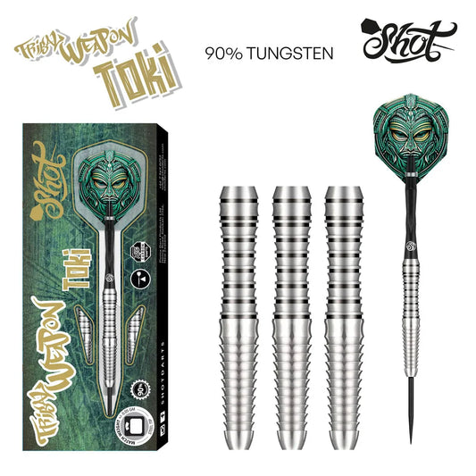 SHOT - Tribal Weapon TOKI Darts - 90% Tungsten - 23g