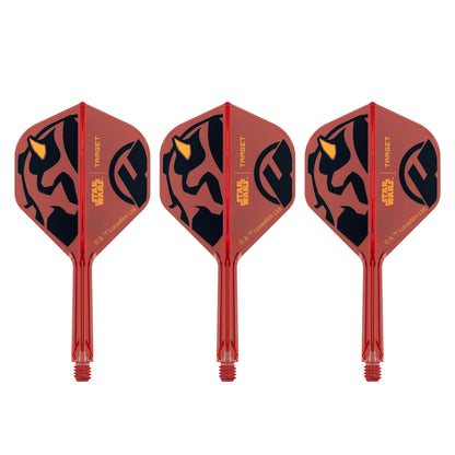 TARGET x STAR WARS - K-FLEX NO2 Shape - Darth Maul - All-In-One Moulded Flights