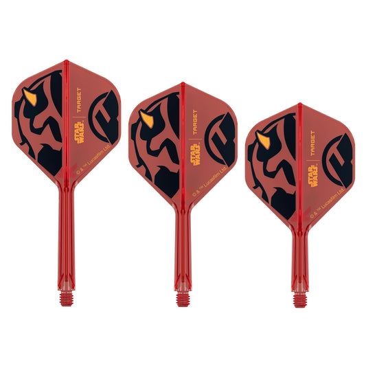 TARGET x STAR WARS - K-FLEX NO2 Shape - Darth Maul - All-In-One Moulded Flights