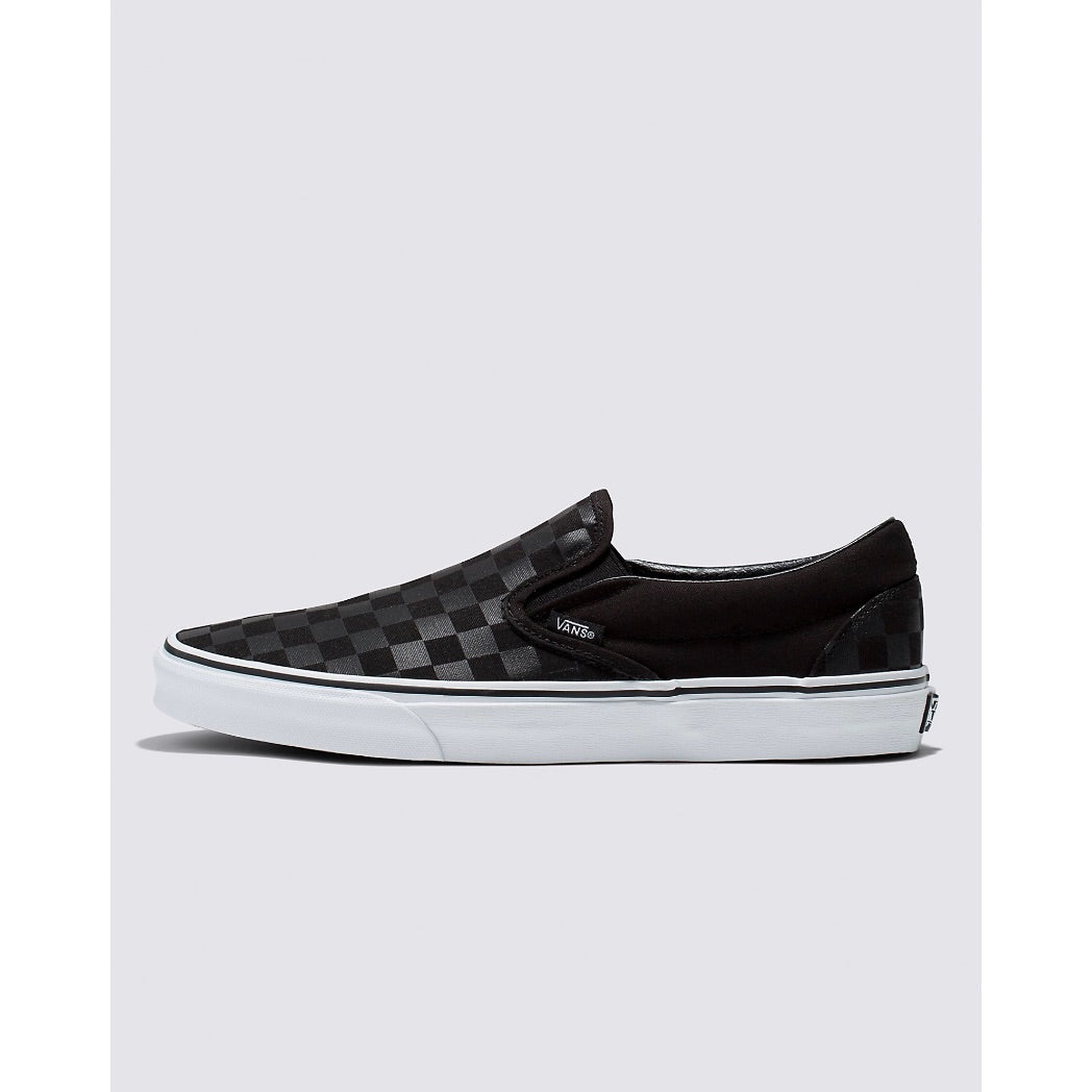VANS - CLASSIC SLIP-ON CHECKERBOARD | BLACK/BLACK