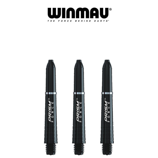 WINMAU Prism Force - Ring Lock Dart Shafts - SHORT BLACK