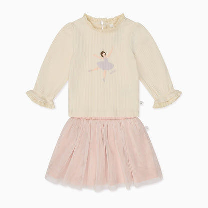 Ballerina Ribbed Top & Tutu