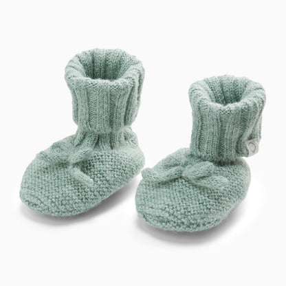 Booties with Tie - Mint