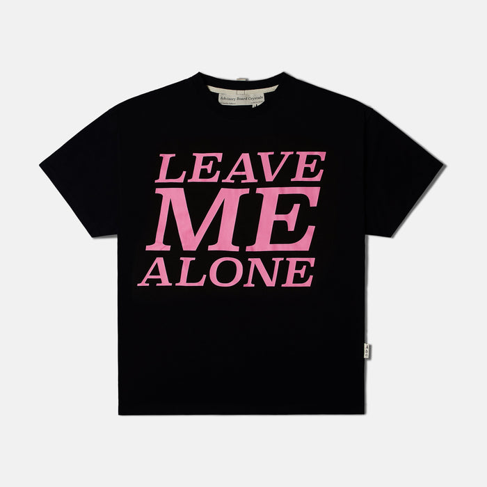 Abc. Leave Me Alone Short Sleeve Tee - Black