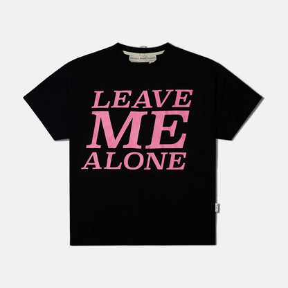 Abc. Leave Me Alone Short Sleeve Tee - Black