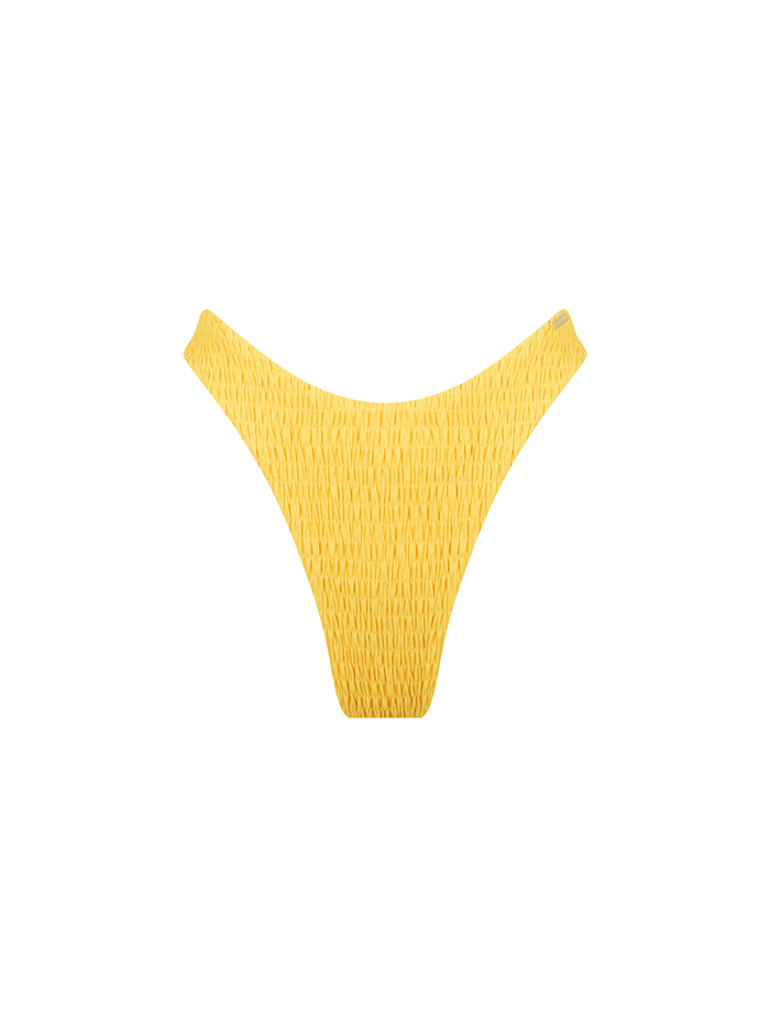 Angie Bottom / Yellow Smocked - Kotomi Swim