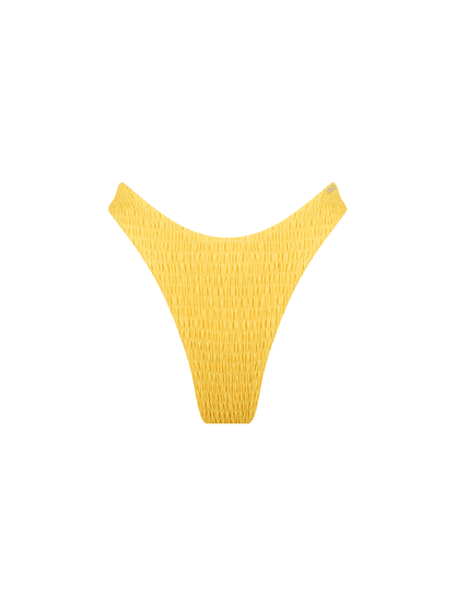 Angie Bottom / Yellow Smocked - Kotomi Swim