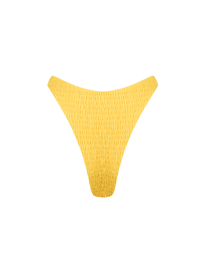 Angie Bottom / Yellow Smocked - Kotomi Swim