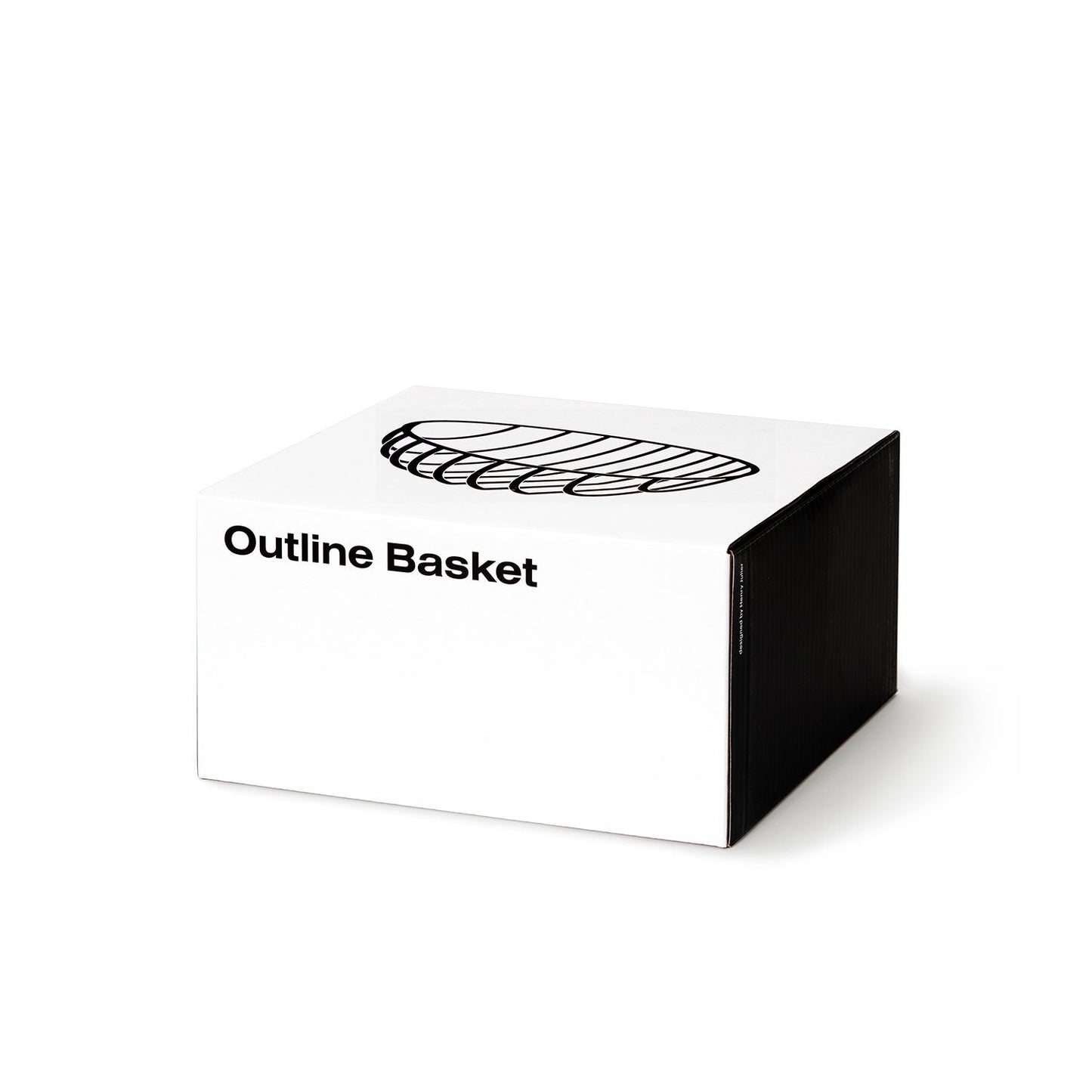 areaware | outline basket | large | black - DC