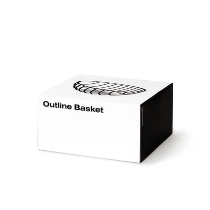 areaware | outline basket | large | black - DC