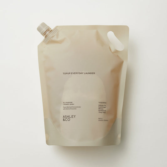 ashley + co | everyday launder laundry wash topup | tui + kahili