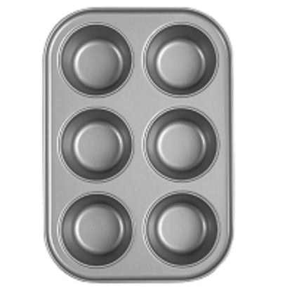 Baker & Salt 6 Cup Jumbo Muffin Tin Baker & Salt