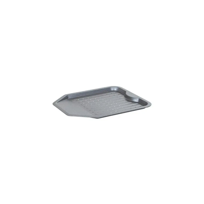 Baker & Salt Chip Tray with Holes - Pewter Baker & Salt