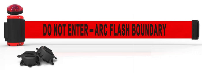 DO NOT ENTER - ARC FLASH BOUNDARY BANNER