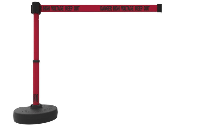 Red "Danger High Voltage Keep Out"