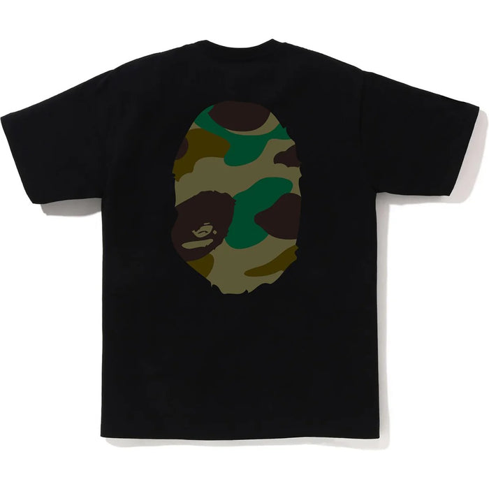BAPE 1ST CAMO BIG APE HEAD TEE M Black X Green