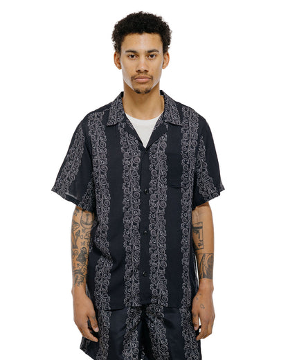 lost & found Bather Bather Black Fiesta Camp Shirt