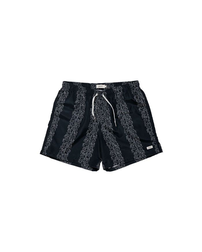 Bather Black Fiesta Swim Trunk