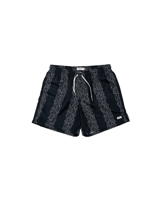 Bather Black Fiesta Swim Trunk