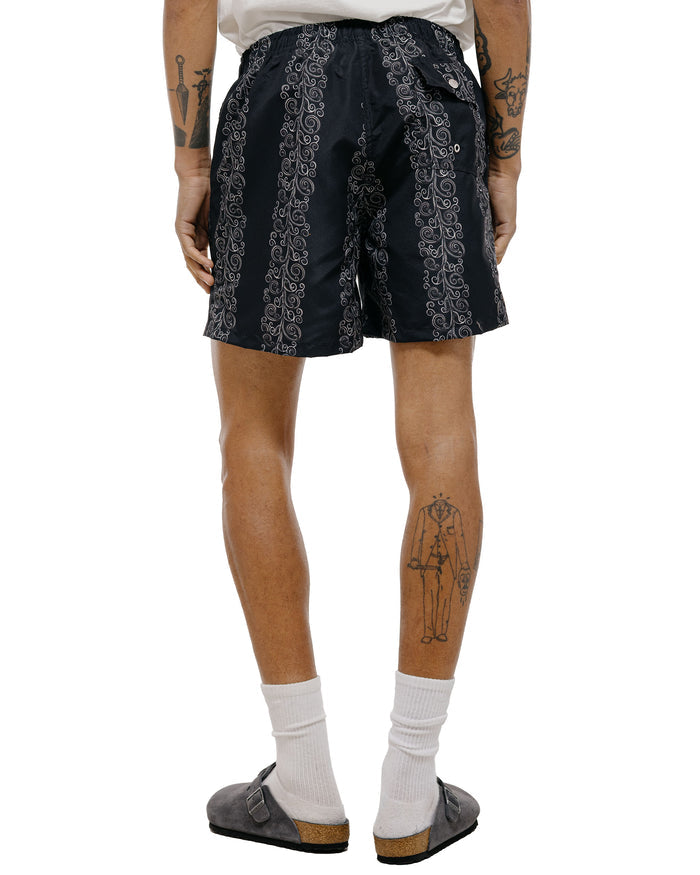 Bather Black Fiesta Swim Trunk
