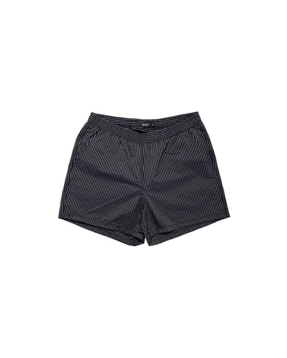 Bather Black Seersucker Modern Trunk