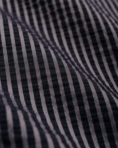 Bather Black Seersucker Modern Trunk
