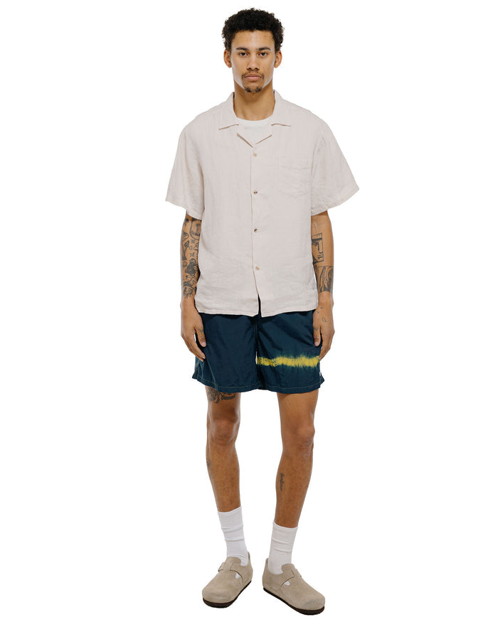 Bather Over Dyed Indigo Kiwi Swim Trunk