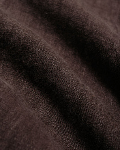 lost & found Bather Bather Espresso Linen Camp Shirt