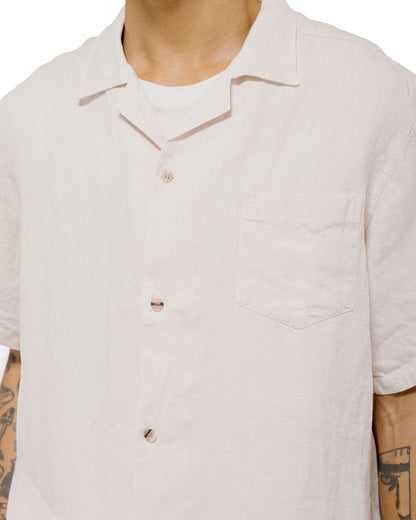 lost & found Bather Bather Pearl Linen Camp Shirt