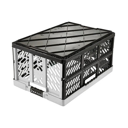 Ben 45 Litre Plastic Folding Box with Soft Grip Handles Keeeper