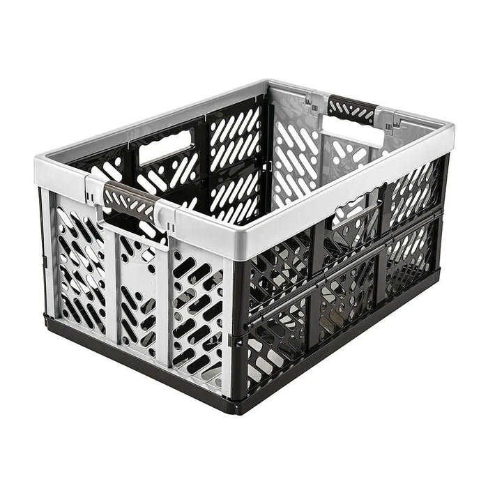 Ben 45 Litre Plastic Folding Box with Soft Grip Handles Keeeper