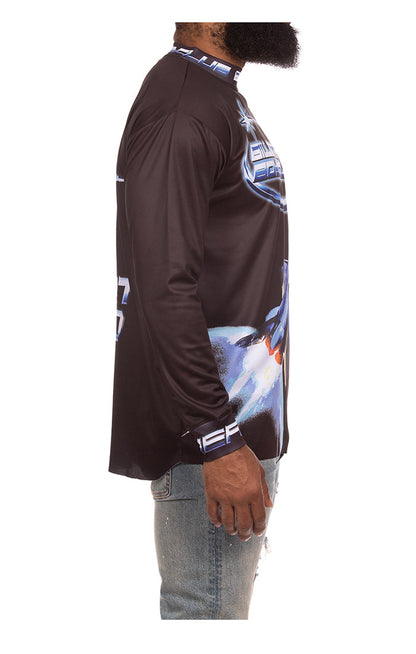 Billionaire Boys Club bb discovery jersey ls knit - black