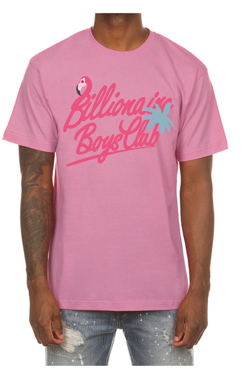 Billionaire Boys Club bb flamillionaire ss tee - begonia pink