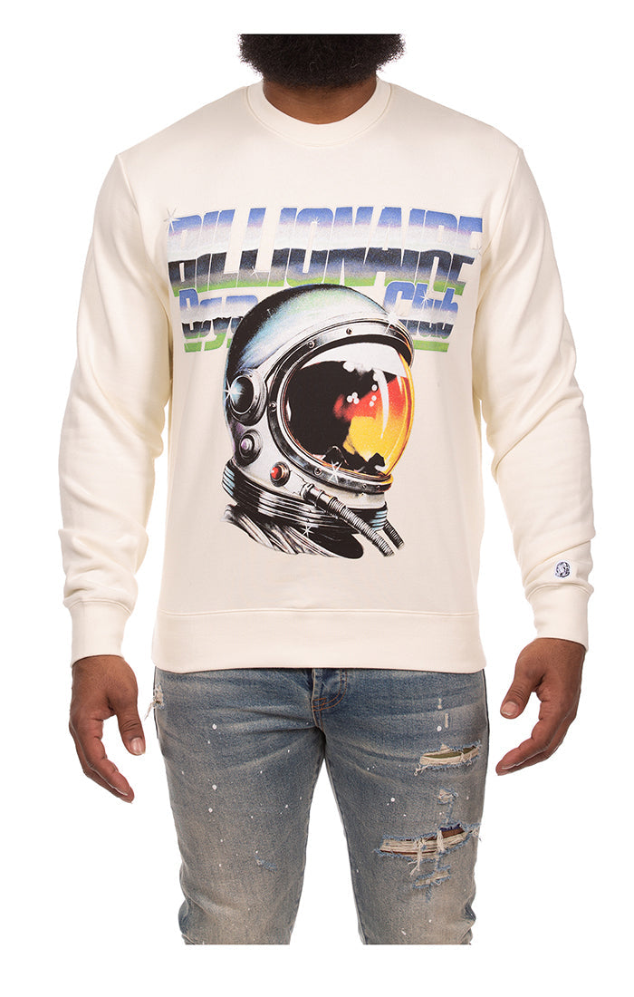 Billionaire Boys Club bb jet pack sweatshirt - winter white