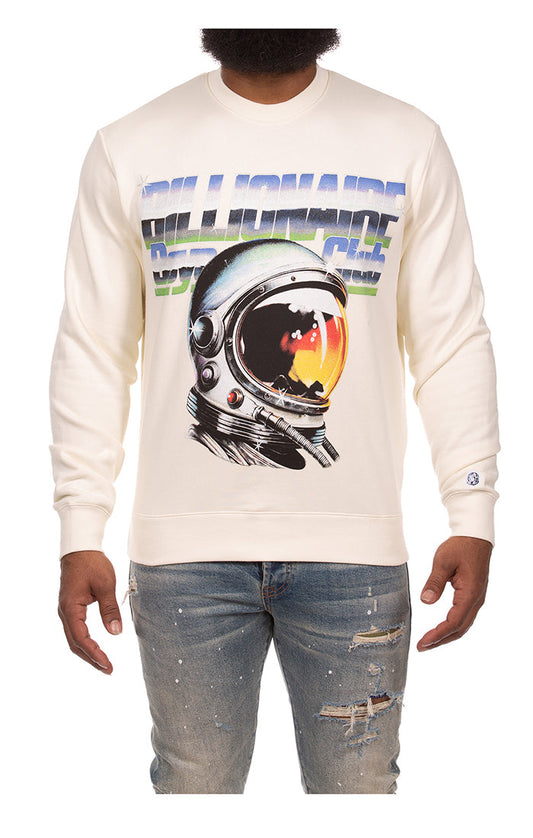 Billionaire Boys Club bb jet pack sweatshirt - winter white