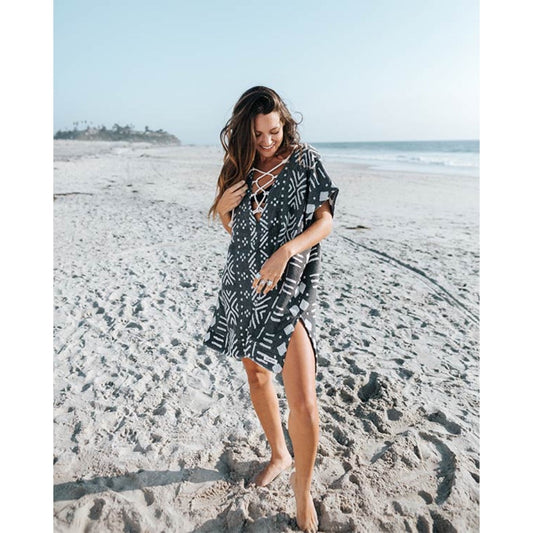 SANDCLOUD - COVER-UP | Adobe Modcloth Black