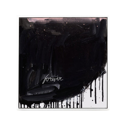 blacklist | forever square canvas print | extra large | white - LC