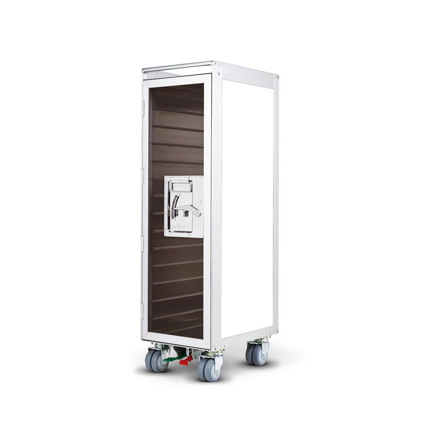 bordbar | classic trolley | OUTER TROLLEY ONLY - aluminium with transparent smoke door