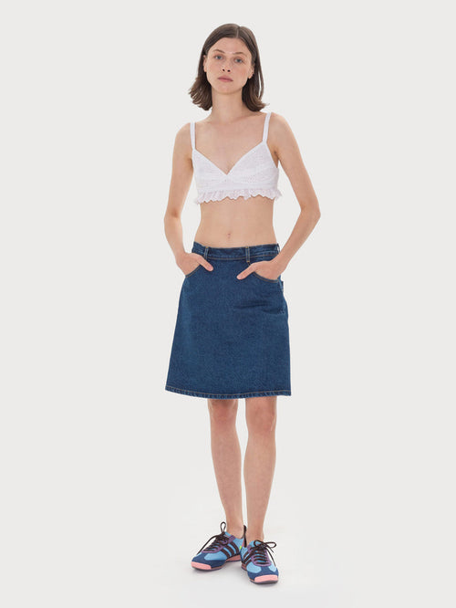 Buy Broderie Anglaise Bra Top – Tops by Ksenia Schnaider | Ethical & Sustainable Fashion