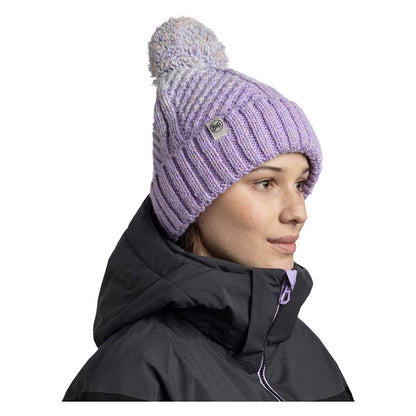 Akna Knitted Beanie & Fleece Band