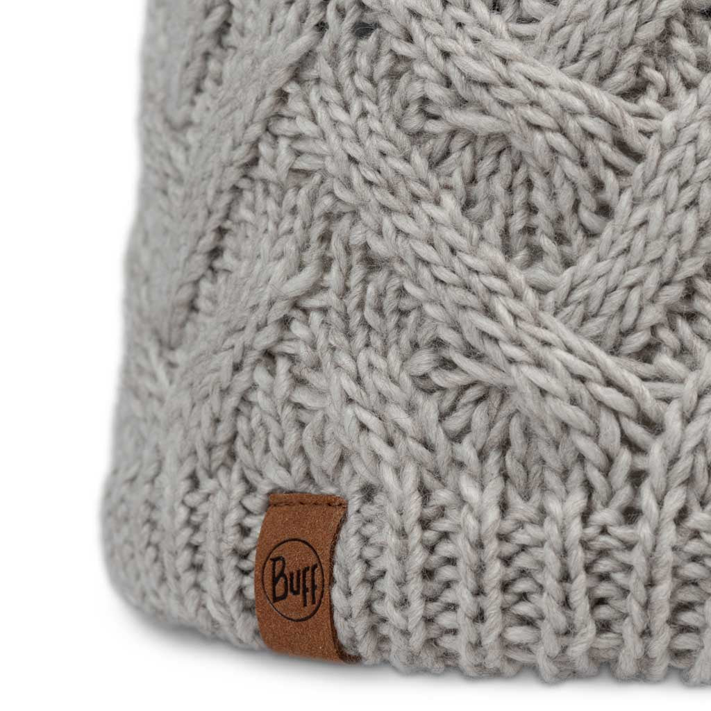 Caryn Knitted Beanie & Fleece Band