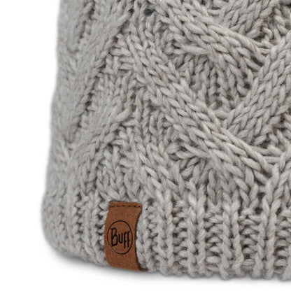 Caryn Knitted Beanie & Fleece Band