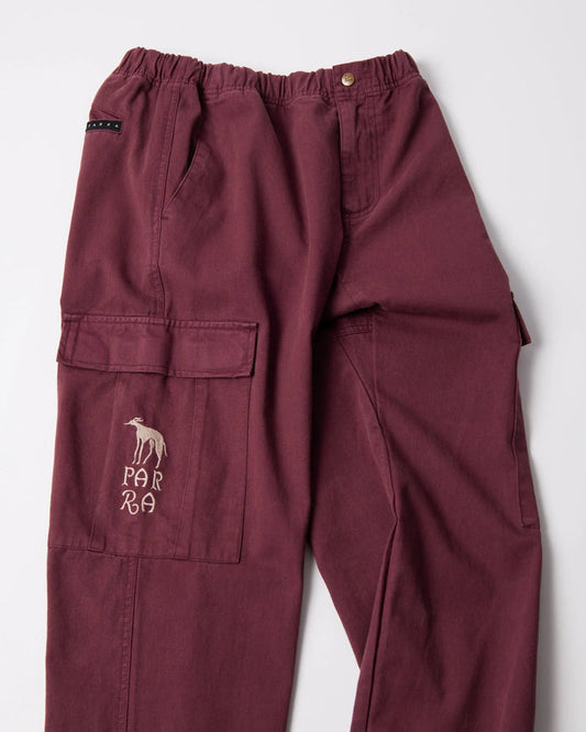 By Parra Pants Again Pants - Dark Burgundy