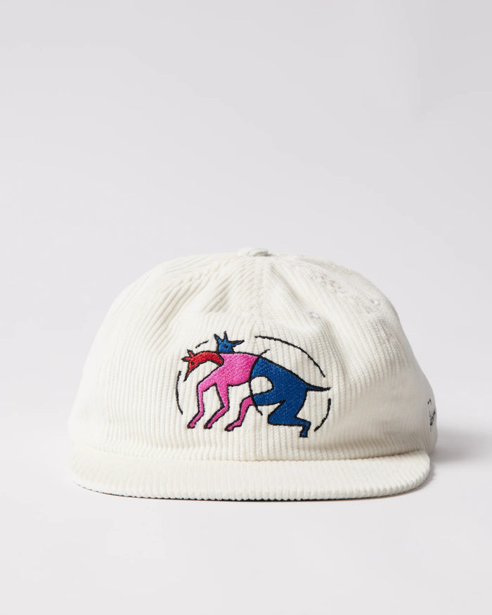 By Parra The Zoomies 6 Panel Hat - White