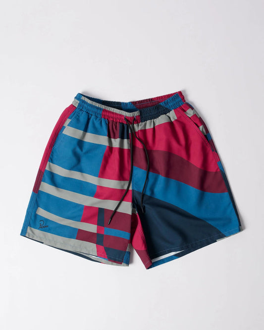By Parra Vertical Forest Swim Shorts ­- Blue