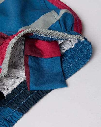 By Parra Vertical Forest Swim Shorts ­- Blue