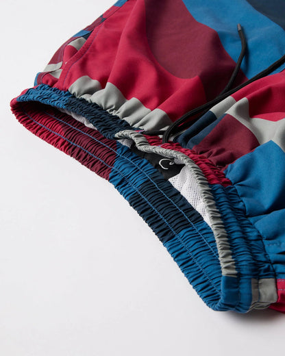 By Parra Vertical Forest Swim Shorts ­- Blue