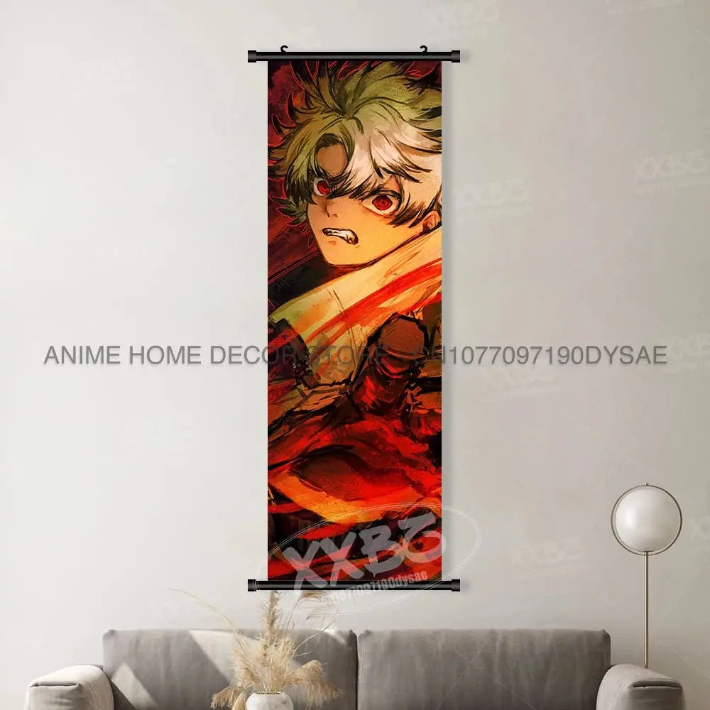 Canvas Home Decoration Poster For Anime Gachiakuta Character Print Scrolls Pictures Wall Art Hanging Painting Bedside Background