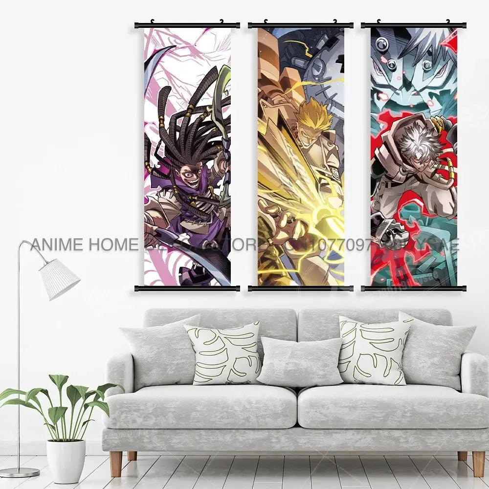Canvas Home Decoration Poster For Anime Gachiakuta Character Print Scrolls Pictures Wall Art Hanging Painting Bedside Background
